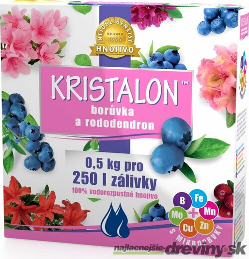 Agro Kristalon čučoriedka, rododendron 0,5kg