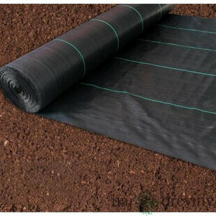 Agrotkanina-tkaná textília čierna 100g/m2, 1m bežný z rolky šírka 0,6 m