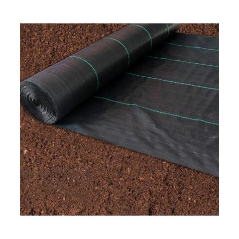 Agrotkanina-tkaná textília čierna 100g/m2, celá rolka 0,6 x 100 m