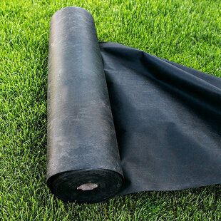 Agrovláknina-netkaná textilia čierna 50 g/m2, celá rolka 1,6 x 100 m