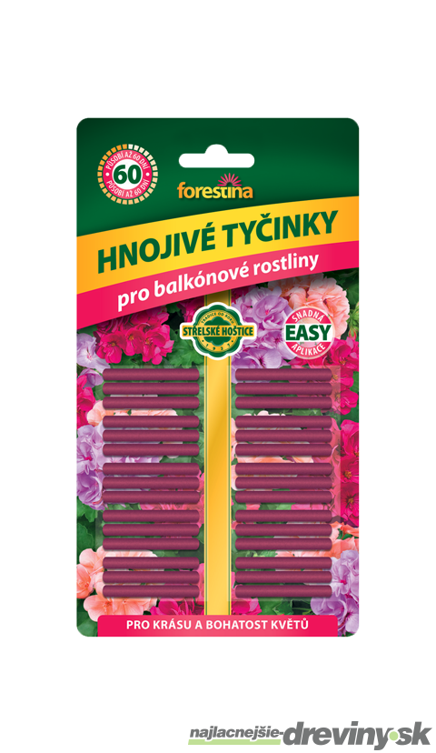 Balkónové tyčinky 30ks forestina