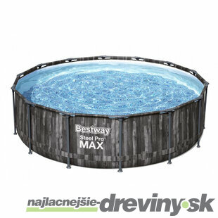 Bazén Bestway® Steel Pro MAX, 5614Z, filter, pumpa, rebrík, plachta, 4.27m x 1.07m