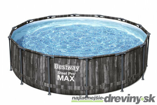 Bazén Bestway® Steel Pro MAX, 5614Z, filter, pumpa, rebrík, plachta, 4.27m x 1.07m