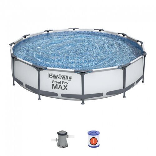 Bazén Bestway® Steel Pro MAX, 56416, filter, pumpa, 3,66x0,76 m