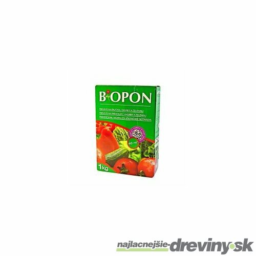 Biopon hnojivo na paradajky, korenie, plod.zel. 1kg