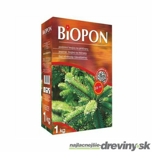 Biopon Jesenné hnojivo na ihličnany 1 kg