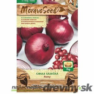 Cibuľa sadzačka ROMY červená karta 100g, 8-16mm