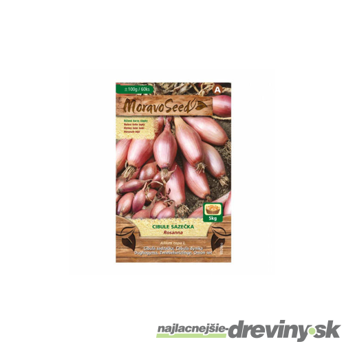 Cibuľa sadzačka ROSANNA ružová karta 100g, 8-16mm