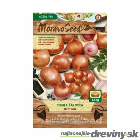Cibuľa šalotka RED SUN červená karta 250g, 7-15cm
