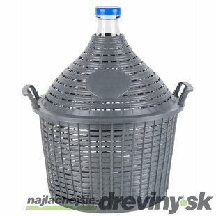 Demižón Strend Pro Cada Inco, 15 lit. sklenený, demižón na víno a pálenku, plastový kryt