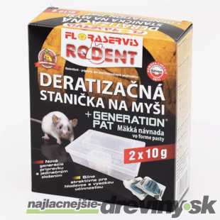 DERATIZAČNÁ STANIČKA pre myši + Generation Pat 2x10g