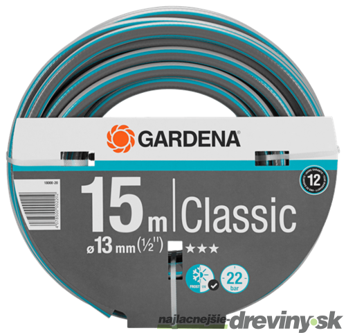 Gardena AKCIA! Hadica Classic 13 mm (1/2“), 15 m 18000-20