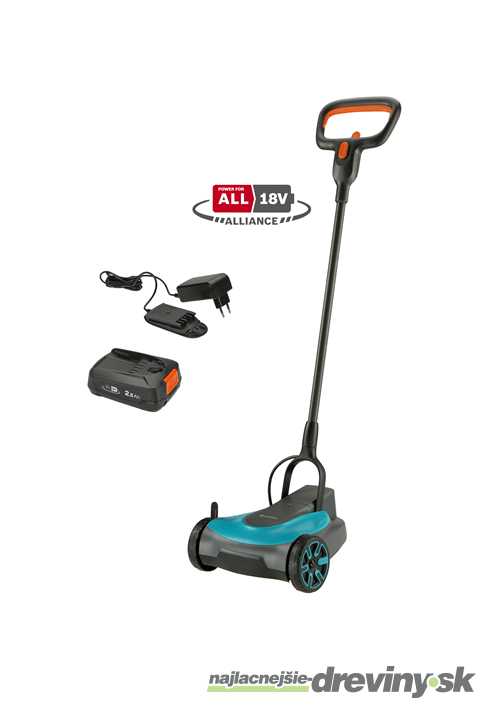 Gardena Akumulátorová kosačka HandyMower 22/18V P4A - súprava na okamžité použitie 14620-20