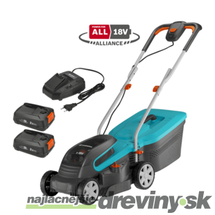 Gardena Akumulátorová kosačka PowerMax™ 32/36V P4A - súprava na okamžité použitie 14621-20