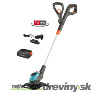 Gardena Akumulátorový trimmer EasyCut 23/18V P4A - súprava na okamžité použitie 14700-20