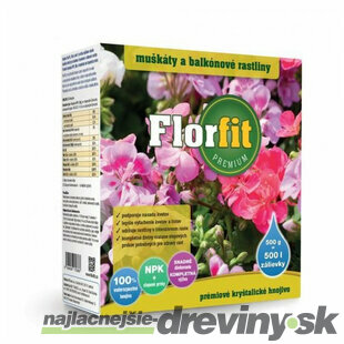 ﻿Hnojivo kryštalické Florfit Premium - Balkónové rastliny 500g