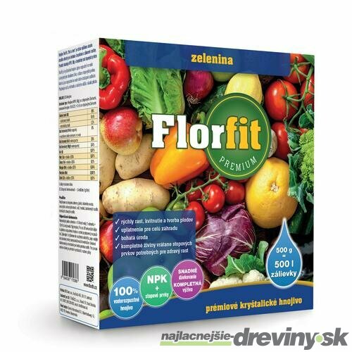 ﻿Hnojivo kryštalické Florfit Premium - Zelenina 500g