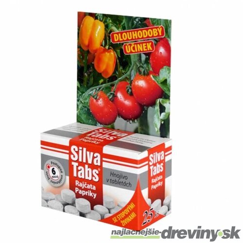 Hnojivo SILVA TABS na rajčiaky a papriky 250g 25 tabliet