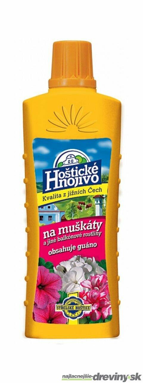 Hoštické hnojivo kvap. Muškáty 1 Ll/ 6K + guáno Forestina