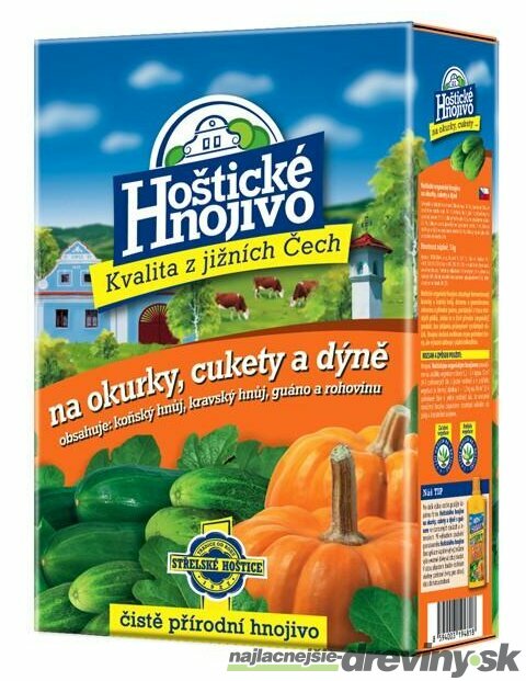 Hoštické organické hnojivo Uhorky a cukety 1kg