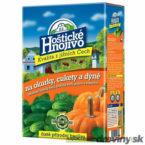 Hoštické organické hnojivo Uhorky a cukety 1kg