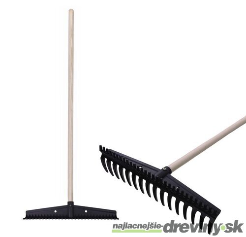 Hrable záhradne Strend Pro Premium S891, 445x115 mm, 16 zubé, drevená násada