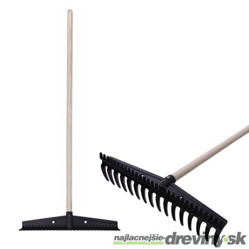 Hrable záhradne Strend Pro Premium S891, 445x115 mm, 16 zubé, drevená násada