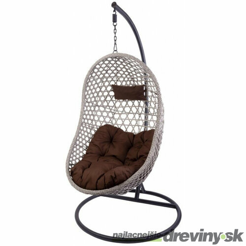 Kreslo MALUKU, PE rattan, hojdacie