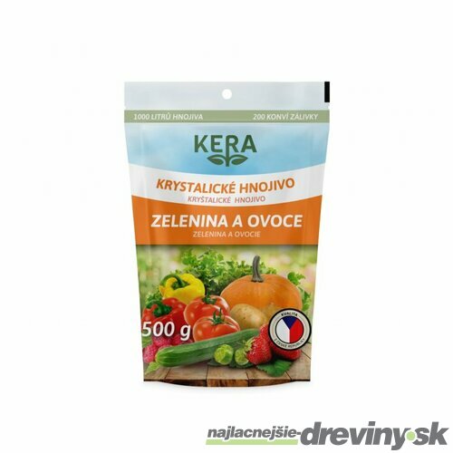 Kryštalické hnojivo Zelenina a ovocie 500 g