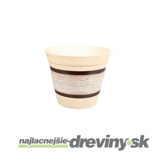 Kvetináč ASTREA prírodná kamenina d26cm