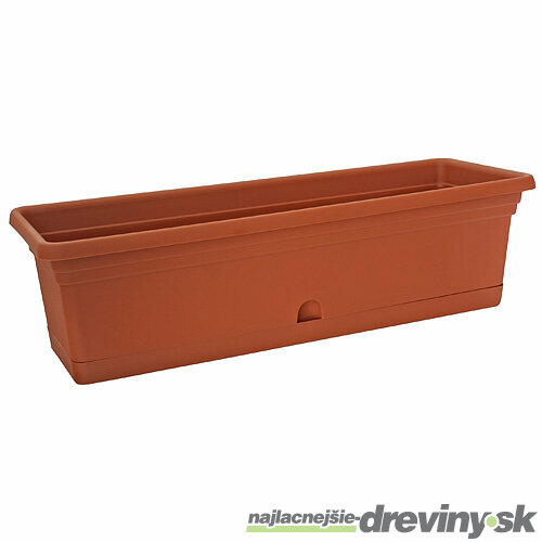 Kvetináč ICS MELISSA 60x20x16 cm, 11 lit., truhlík, podložka