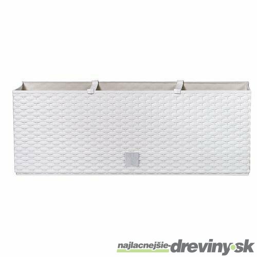 Kvetináč RATO Case 500, biely, CWS, zavlažovací systém