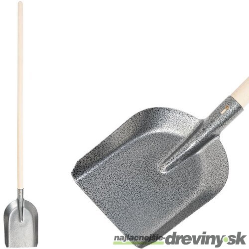 Lopata S504-4.WH Universal, 270x220 mm, drevená násada