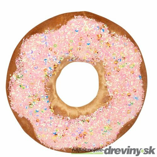 Luxusná vianočná dekorácia Candy Line, donut, hnedý, závesný, 13 cm