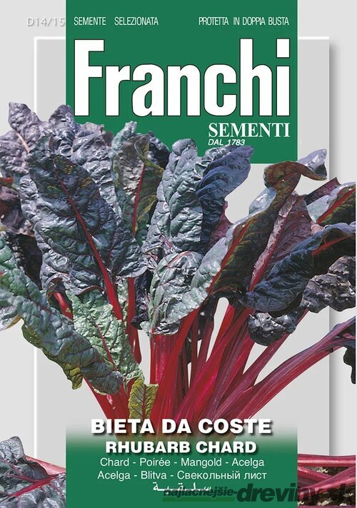 Mangold - RHUBARB CHARD semená 9gr.