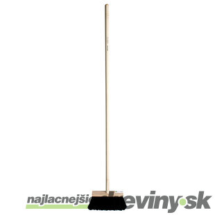 Metla Geco Indust Black WH, 240 mm, priemyselná, čierna, s násadou 1200 mm