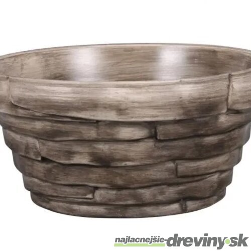 Miska BONSAI GREY keramická matná d18x9cm