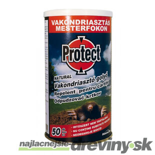 Odpudzovač krtov PROTECT NATURAL, 50 ks guličiek
