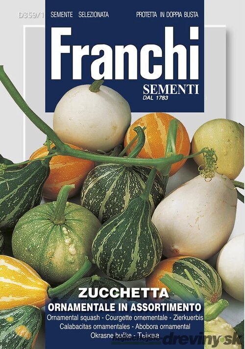 Okrasná tekvica - ZMES OKRASNÝCH TEKVÍC - semená, 4 gramy