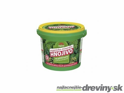 Organicko-minerálne hnojivo na Ihličnany 10kg vedro Forestina