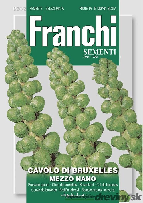 Ružičkový kel - CAVOLO DI BRUXELLES semená 8 gr.