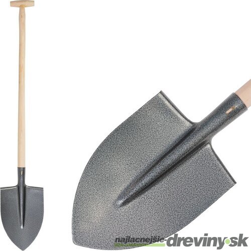 Rýľ S506.WH špicatý, KomaXit, drevená násada T