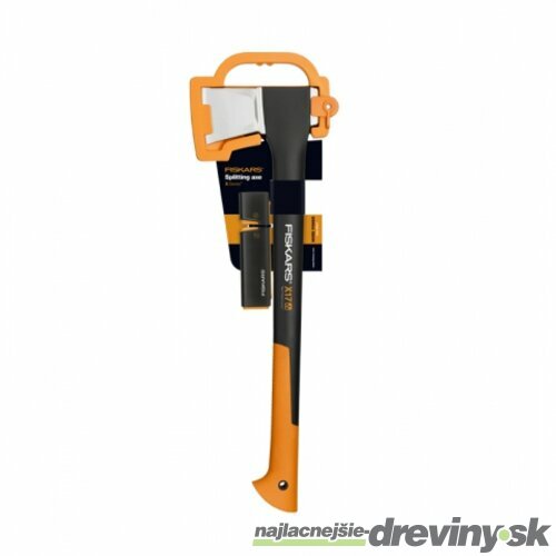 Sada FISKARS sekera X17 1015641 + ostrič 1000601 1020182
