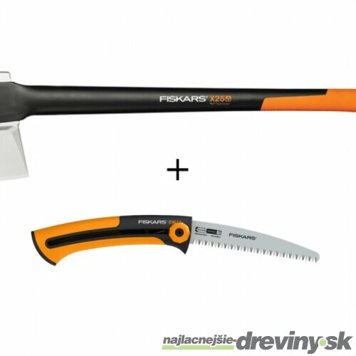 Set FISKARS sekera X25 1015643 +pílka 1000613 1025437