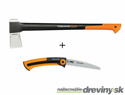 Set FISKARS sekera X25 1015643 +pílka 1000613 1025437