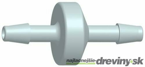Spätná klapka na hadicu 6 mm