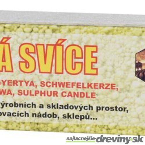 Sviečka BIOM, sírna svieca na ničenie hmyzu a dezinfekciu, 700g