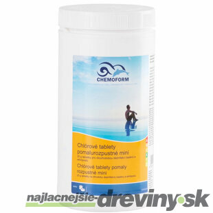 Tablety Chemoform 3601, 20 g, chlórové, pomalorozpustné, bal. 1 kg