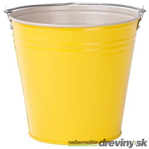 Vedro Aix Caldari 7 lit, Zn, žlté, kovové, pozinkované