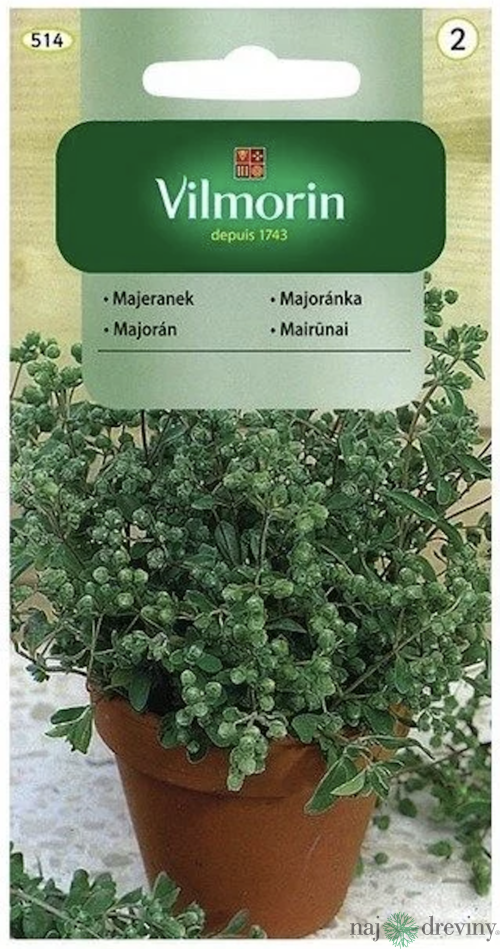 Vilmorin CLASSIC Majorán 0,5 g
